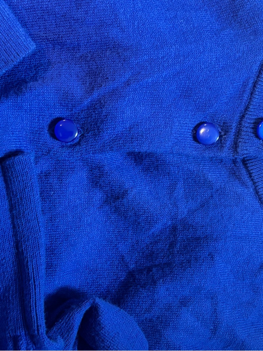 J CrewClassic Royal Blue Button-Front Cardigan - Picture 6 of 10